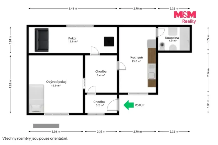 Prodej rodinného domu, Spáňov, 56 m2