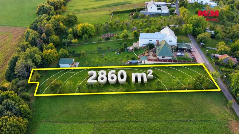 Prodej pozemku pro bydlení, Modrá, 2860 m2