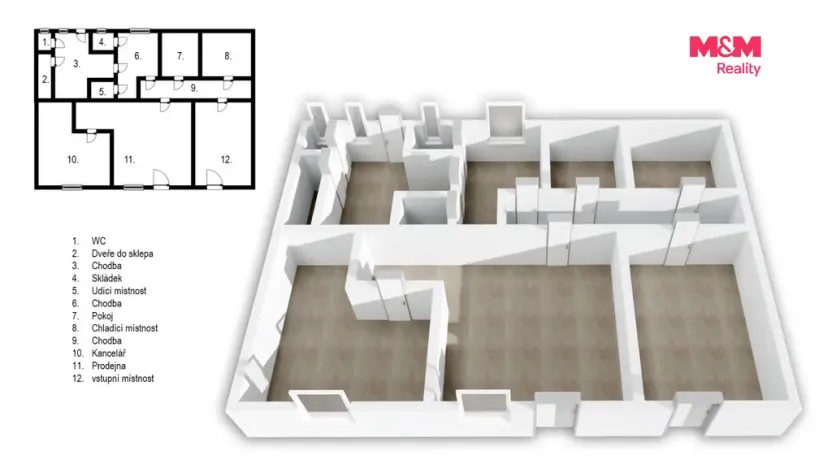 Prodej obchodního prostoru, Svratka, Palackého, 214 m2