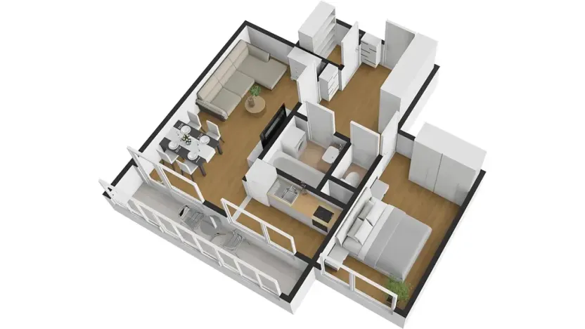Prodej bytu 2+1, Mělník, Kosmonautů, 59 m2