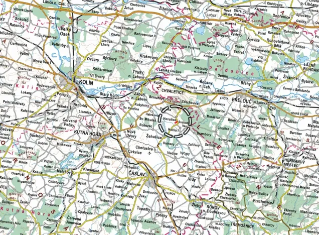 Prodej pole, Horušice, 13422 m2