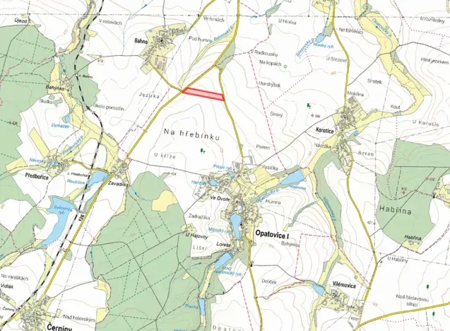 Prodej pole, Opatovice I, 13801 m2