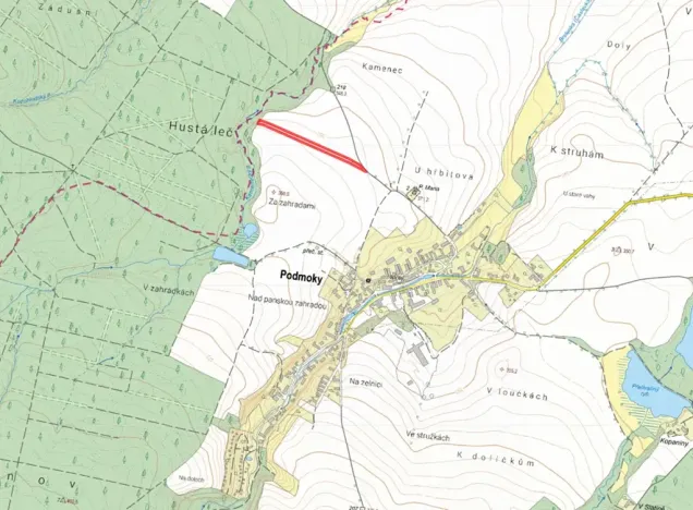 Prodej pole, Podmoky, 5732 m2