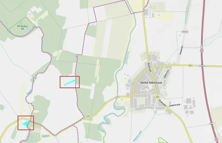 Prodej podílu pole, Přísnotice, 4511 m2