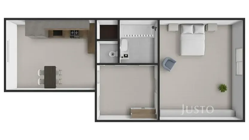 Pronájem bytu 1+1, Praha - Strašnice, Kounická, 49 m2