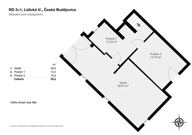 Prodej rodinného domu, České Budějovice, Lidická tř., 123 m2