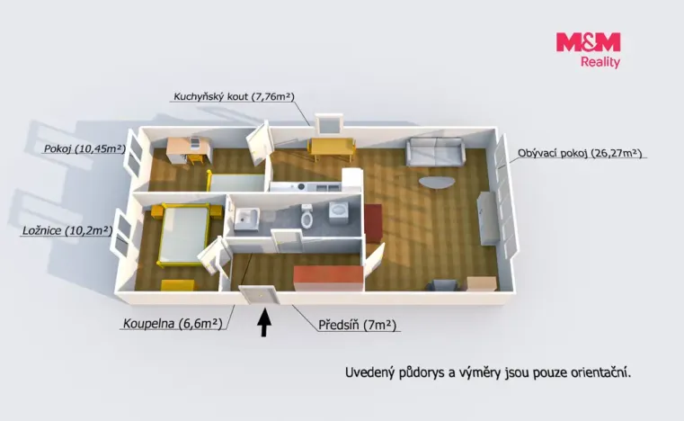 Prodej bytu 3+1, Zdice, Havlíčkova, 70 m2