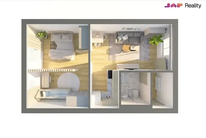 Prodej bytu 2+kk, Brno, Holzova, 41 m2