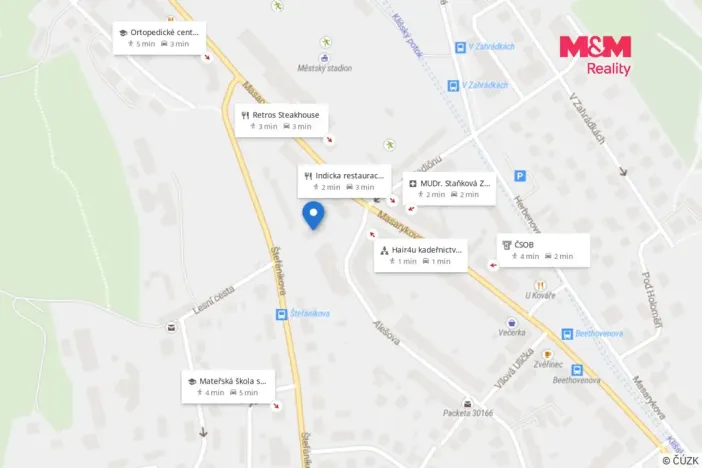 Pronájem bytu 3+kk, Ústí nad Labem - Klíše, Masarykova, 80 m2