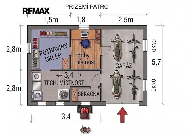 Prodej rodinného domu, Mnichovice, 79 m2