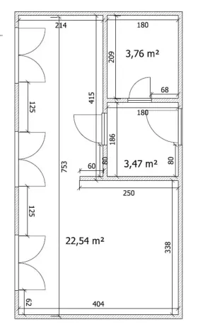 Pronájem bytu 1+kk, Brno, Tkalcovská, 30 m2