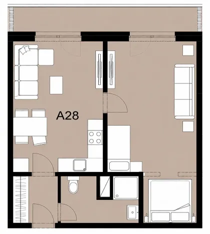Prodej bytu 2+kk, Benecko, 55 m2