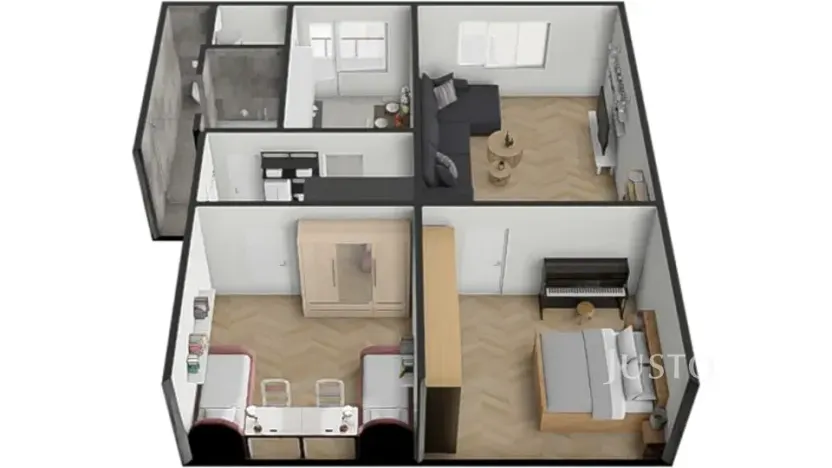 Prodej bytu 3+1, Písek, Harantova, 75 m2
