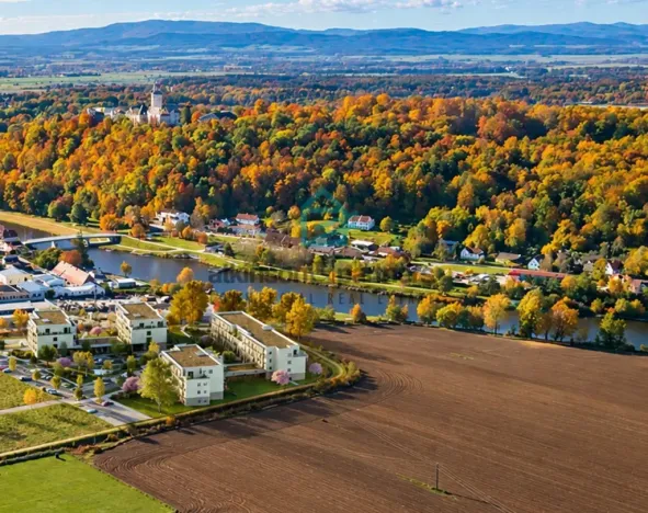 Prodej bytu 1+kk, Hluboká nad Vltavou, 44 m2