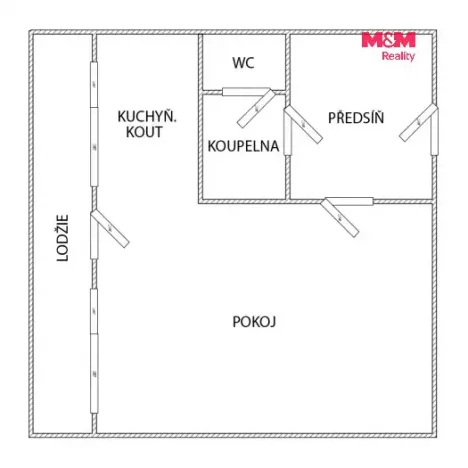 Prodej bytu 1+kk, Pardubice - Polabiny, Lidická, 36 m2