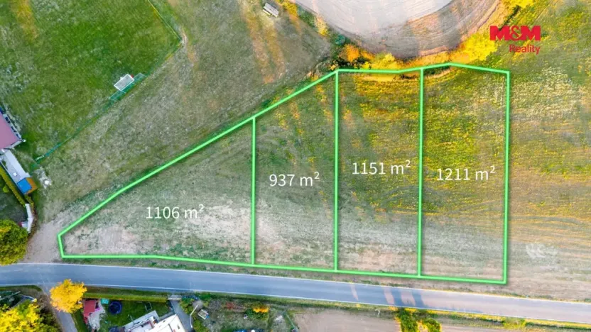 Prodej pozemku pro bydlení, Šípy, 4405 m2