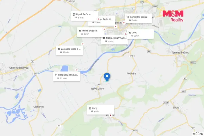 Prodej pozemku pro bydlení, Lipník nad Bečvou - Lipník nad Bečvou III-Nové Dvory, 6074 m2