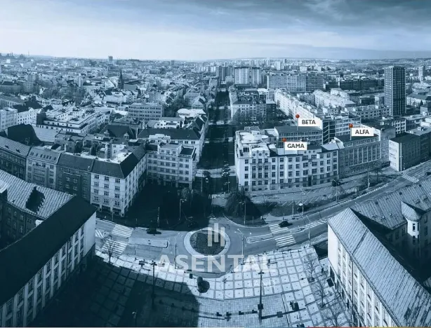 Pronájem kanceláře, Ostrava - Moravská Ostrava, Prokešovo náměstí, 89 m2