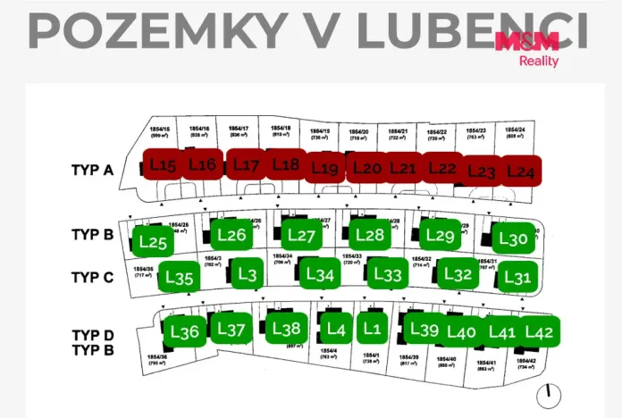 Prodej pozemku pro bydlení, Lubenec, 854 m2