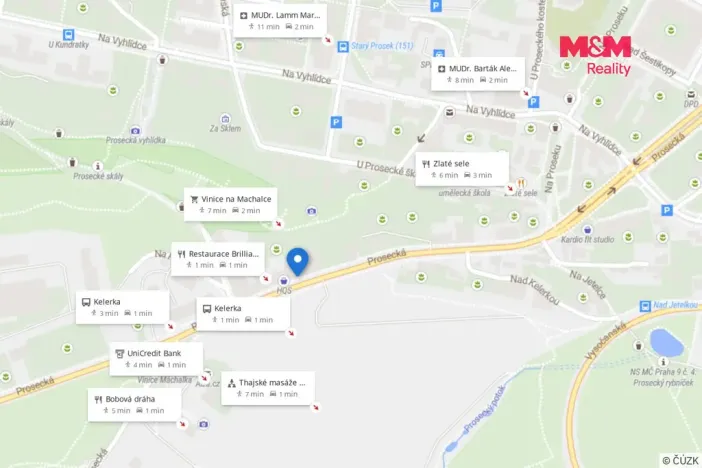 Pronájem obchodního prostoru, Praha - Prosek, Prosecká, 56 m2