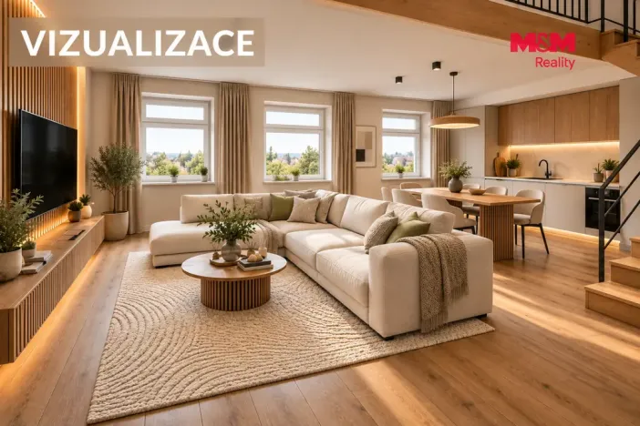 Prodej bytu 2+kk, Hostomice - Bezdědice, 54 m2