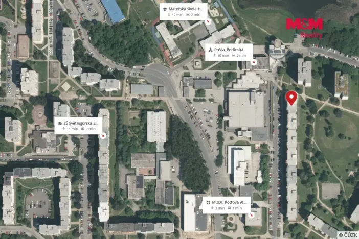 Prodej bytu 3+kk, Tábor, Berlínská, 59 m2
