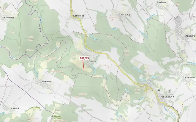 Dražba lesa, Čučice, 103 m2