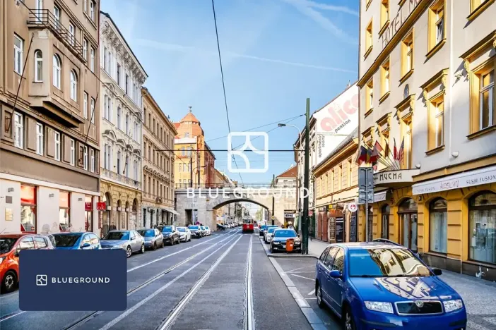 Pronájem bytu 1+kk, Praha - Karlín, Prvního pluku, 25 m2