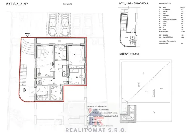 Pronájem bytu 4+kk, Praha - Komořany, Pod lesem, 343 m2