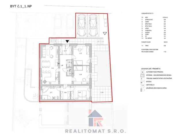 Prodej bytu 4+kk, Praha - Komořany, Pod lesem, 266 m2
