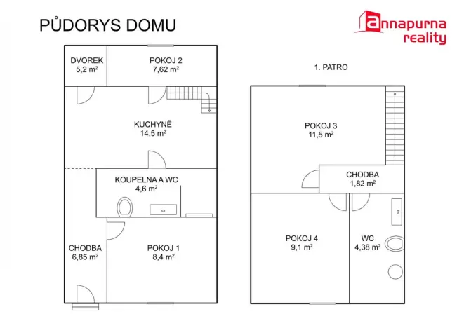 Prodej rodinného domu, Brno - Královo Pole, Podešvova, 69 m2