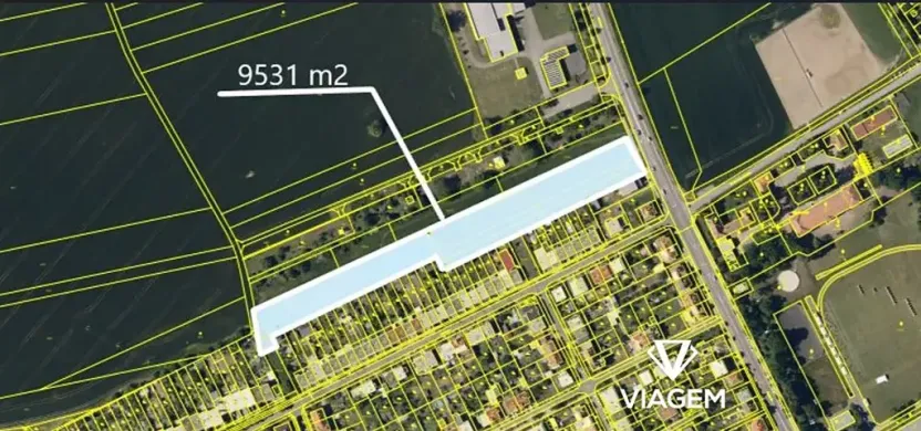 Prodej podílu zahrady, Kroměříž, 1191 m2