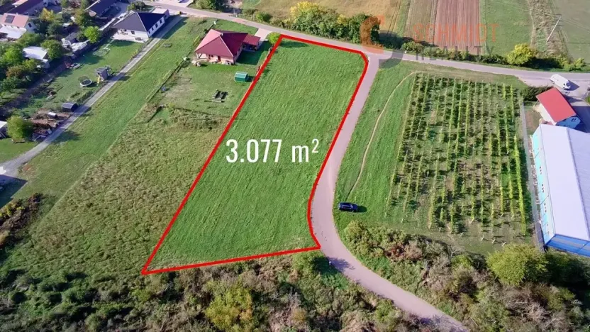 Prodej komerčního pozemku, Pravlov, 3077 m2
