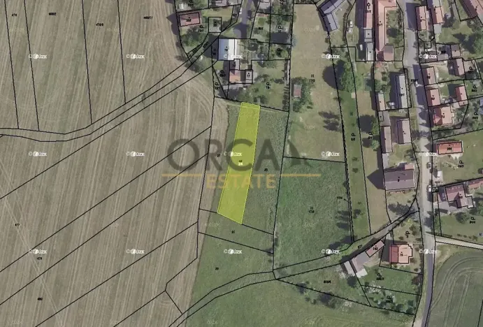 Prodej pole, Drahoňův Újezd, 1137 m2