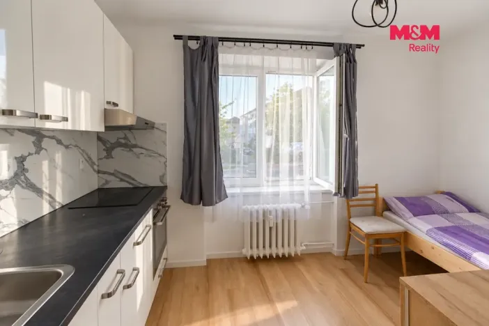 Pronájem bytu 1+1, Pardubice - Bílé Předměstí, Na Okrouhlíku, 28 m2