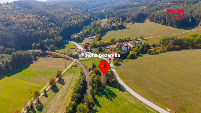 Prodej pozemku pro bydlení, Zlatá Koruna - Plešovice, 1647 m2
