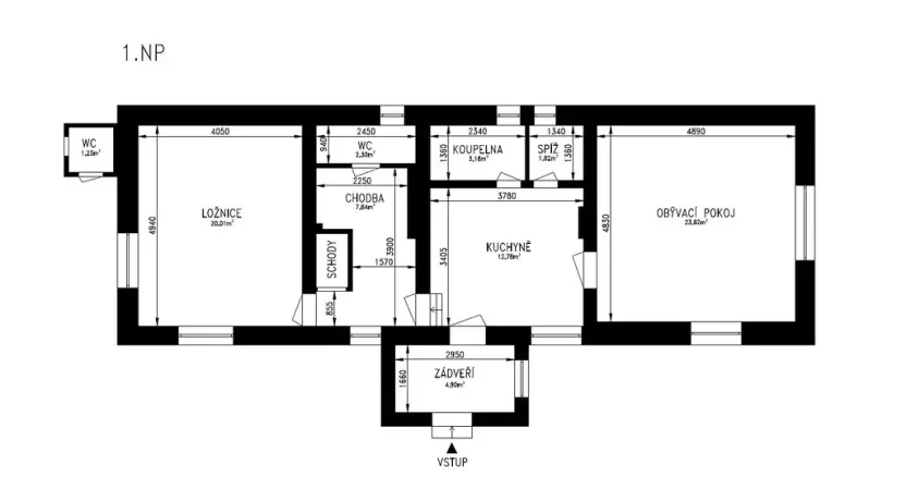 Prodej rodinného domu, Kravaře - Kouty, Hlučínská, 110 m2