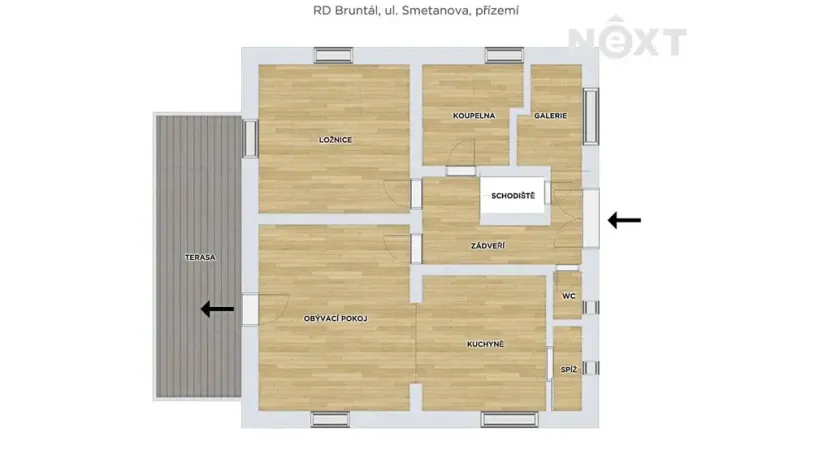 Prodej rodinného domu, Bruntál, Smetanova, 175 m2