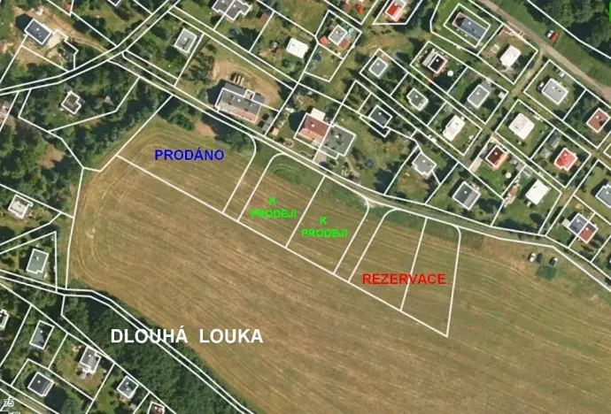 Prodej louky, Osek, 1013 m2