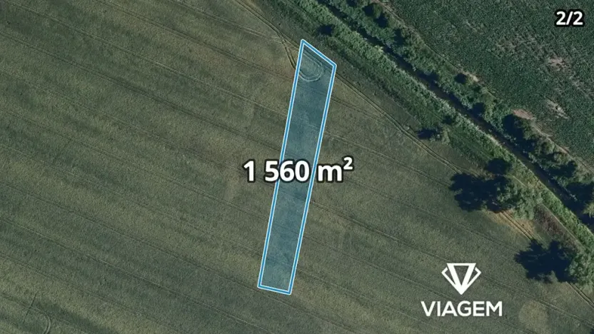 Prodej podílu pole, Podivín, 629 m2