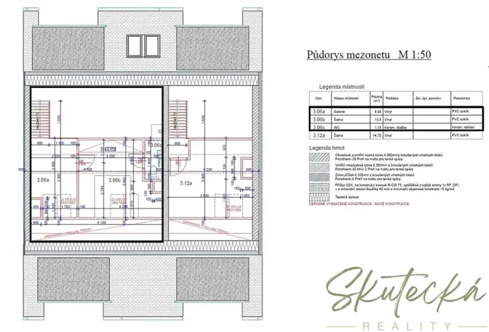 Pronájem bytu 3+kk, Hodonín, 92 m2