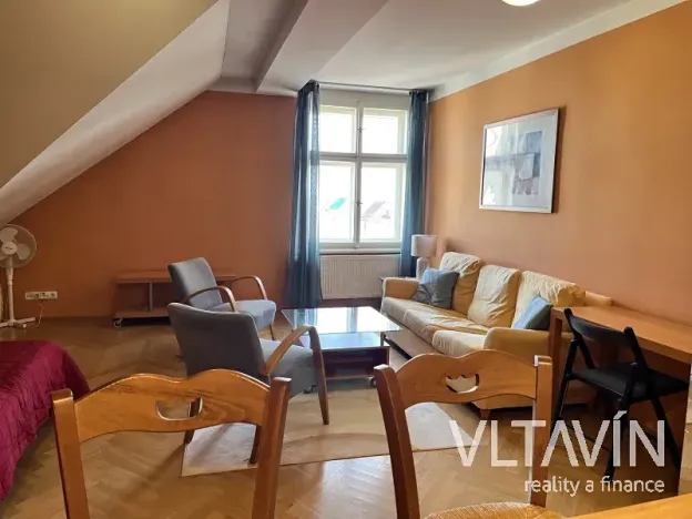 Pronájem bytu 1+kk, Praha - Vinohrady, Slezská, 45 m2