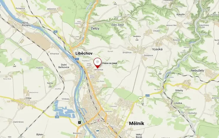 Prodej pole, Mělník, 11396 m2