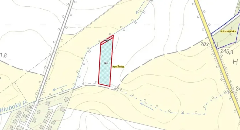 Prodej pole, Horní Ředice, 7349 m2