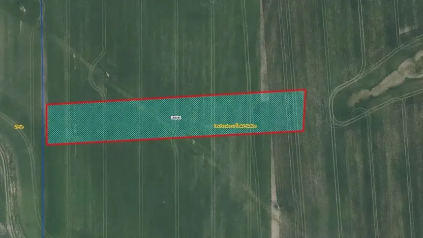 Prodej pole, 1423 m², Rychnovek, Doubravice u České Skalice