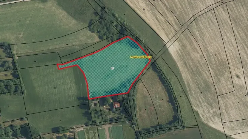 Prodej zahrady, Rožďalovice, 10761 m2