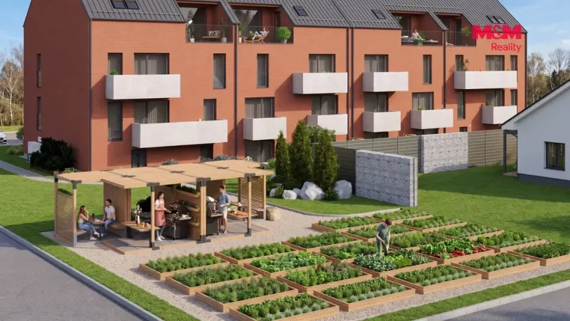 Prodej bytu 2+kk, Čestice, 44 m2