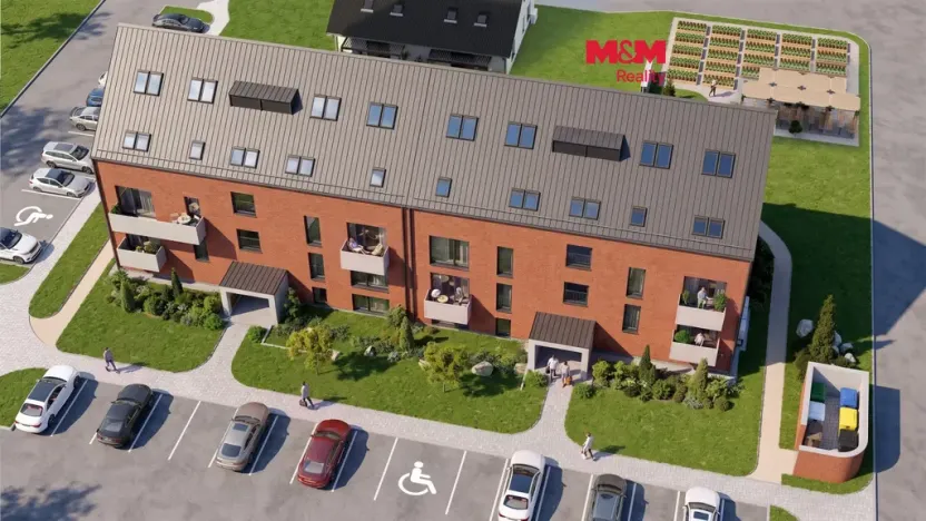 Prodej bytu 2+kk, Čestice, 57 m2