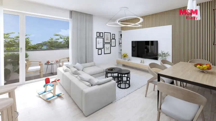 Prodej bytu 2+kk, Čestice, 57 m2