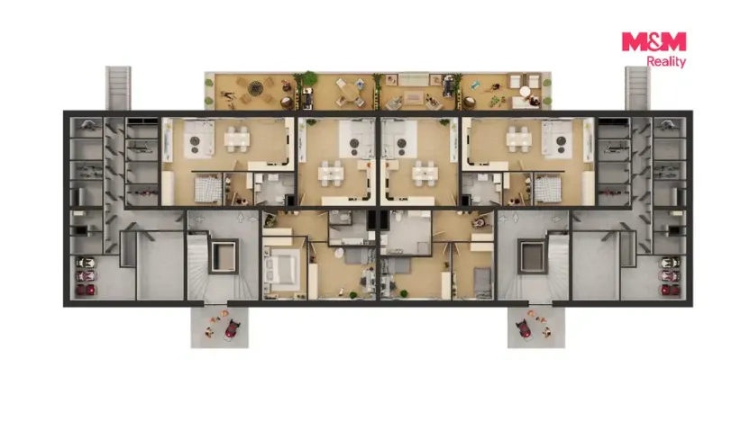 Prodej bytu 1+kk, Čestice, 50 m2